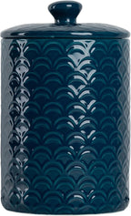 10 Strawberry Street Kitchen Canister, 3 Piece Set, Ocean Navy