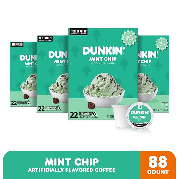 Dunkin’ Mint Chip 22ct K-Cup (Pack of 4)