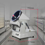 Commercial Automatic Cooker with water spray,Automatic 360° Stir Fry Cooker,Automatic Cooking Machine,Drum Type Stir Frying Machine,Auto Cooking Wok Fried Machine (Natural Gas, Countertop)
