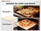 13" Square Pizza Stone Replacement for Ooni Koda Karu & Fyra 12, Cordierite Baking Pizza Stone for Ooni 12 Oven, for Most Grill & Oven, for Bread &Pizza