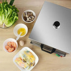 Rice Noodle Roll Steamer Rice Noodle Rolls Machine for Cooking Food Is Heated Evenly 2 Layer Rice Noodle Roll Steamer Machine for Cooking Dim Sum Buns Dumplings