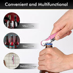 Professional Waiter Corkscrew Wine Openers Set(2PCS), Heavy Duty Stainless Steel Hinges Wine Key for Restaurant Waiters, Sommelier, Bartenders