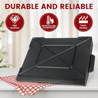 17" x 13" Cast Iron Griddle, Universal Stove Top Griddle Gas Grill Griddle Insert for Charbroil Nexgrill Parts Charcoal Cooking Plate Outdoor Camping Tailgating Teppanyaki BBQ Accessory