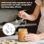 Peanut Butter Stirrer,Mixer Tool, Multipurpose Stainless Steel Nut Butter Manual Churner Gadgets,Nut Butter Stirrer Tool For Mixing Various Butter,Peanut,Almond For Kitchen,Dishwasher Safe(4 Pcs)