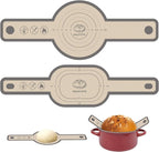 Koolstuffs Silicone Bread Sling for Dutch Oven, 2 PCS Non-Stick & Easy Clean Reusable Silicone Bread Baking Mat with Long Handles, Easy to Transfer Sourdough Bread, Gray