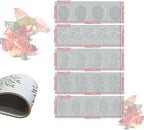 5PCS Leaf Molds Silicone Baking Fondant Tuile Molds, Hollow 3D Coral Branch Leaf Tuille Lace Silicone Cake Moulds, Polymer Clay Mold for Baking, Resin, Clay, Sugar Craft, Dessert Cake Decoration