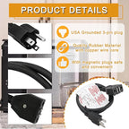 9001150010 Break-Away Magnet Power Cord Fit for Masterbuilt 10 Liter XL Electric Turkey Fryers MB20012420 MB20010326
