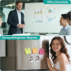 Tiergrade Metallic Magnets, Refrigerator Magnets, 48 Pack Magnetic Push Pins, Strong Fridge Magnets, Multi-use Whiteboard Magnets Perfect for Kitchen Office Classroom