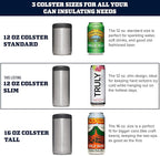 YETI Rambler 12 oz. Colster Slim Can Insulator for the Slim Hard Seltzer Cans, Harvest Red