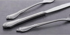 Oneida Silverware Set, Oneida True Rose Everyday Flatware Dinner Forks Set, Service For 4, 18/0 Stainless Steel Fork Sets, Rust Resistant, Dishwasher Safe, Dining Utensils Sets (Silver, 4 Piece)