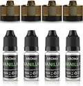 Cocktail Bubble Smoke Gun Accessories, 10ml, Includes 4 Contains, 4 Aromatic Flavor Oils, Vanilla Flavor