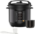 Simple Deluxe 8QT Electric Pressure Cooker, 16-in-1 & Non-Stick Stainless Steel Multi Cooker with 12 Presets for Slow Cook, Meat Stew, Steam, Sauté, Canning, Yogurt Maker, Dishwasher Safe, Black