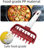 Pizza Dough Docker Docker Dough Bubble killer Time-Saver Pizza Dough Roller Docker Dough Blistering Killer Pizza Docker Roller for Home Kitchen Pizza Making Accessories Pizza Docking Tool