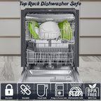 Home-X Salad Spinner with Pouring Spout – Lettuce Spinner and Vegetable Washer with Removable Strainer Basket – BPA-Free Salad Strainer for Drying Fresh Greens, Spinach, and Veggies