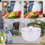 2 Pcs Salad Spinner Gaskets, Silicone BPA Free Replacement Gaskets Compatible with OXO Good Grips Salad Spinner Fruit Washer Vegetable Cleaner