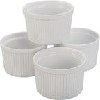 BIA Cordon Bleu Classic 8-Ounce Ramekin, Set of 4, White (900015S4SIOC)