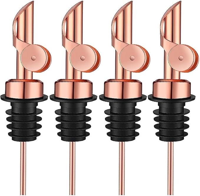 Pafuen Auto Liquor Pour Spout (4, Rose gold)