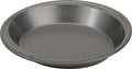 GoodCook Everyday Pie Pan Scratch-Resistant Nonstick Heavy Duty Steel Construction with Wide Rim, 9-Inch, Gray