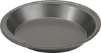 GoodCook Everyday Pie Pan Scratch-Resistant Nonstick Heavy Duty Steel Construction with Wide Rim, 9-Inch, Gray
