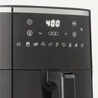 Amazon Basics 6-Quart Air Fryer with Easy View Window, 8 Preset Menus, 1550W, Black
