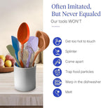 GIR: Get It Right 10-Piece Silicone Ultimate Kitchen Utensil Set – Spatulas, Ladle, Flip, Spoons, Whisk, Peeler & Spoonula – Nonstick, Non-Toxic, Heat-Resistant – Mediterranean