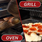 ThermiChef 14" by 20" Pizza Steel (3/8" Deluxe Thickness) - Multipurpose Cooking Steel for Ovens & Grills - Made in the USA