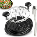 Chicken Shredder Tool Twist Large - 10'' Meat Shredder for Chicken Breast, Kitchen Gadgets Meat Grinder Machine with Brush,Strong Anti-Slip Strip,BPA Free, Suitable for Pork Beef Chicken