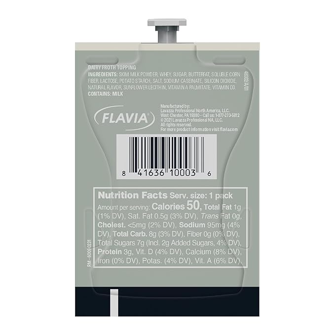 Mars Flavia Alterra Real Milk Froth, Original, 72 Count (Formerly Fabulous Froth)(Packaging may be vary)