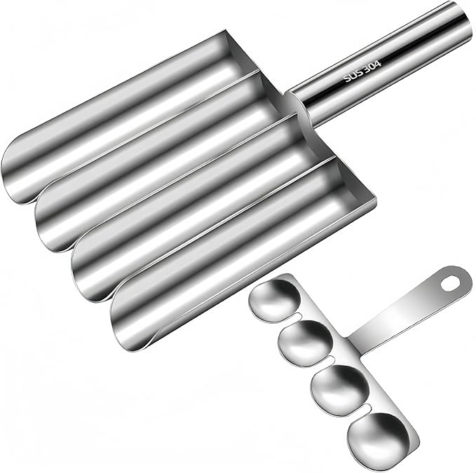 Quadruple Rice-meat dumplings Maker Tool, 304 stainless steel rice-meat dumplings stick, easy to make rice-meat dumplings, kitchen rice-meat dumplings making tool for cooking and baking