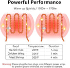 Commercial Deep Fryer with Basket for Restaurant or Home Use, 3400W 12.7QT Detachable Large Capacity Stainless Steel Countertop Electric Oil Fryer with Temperature Control