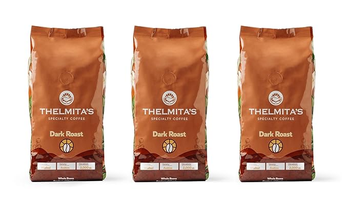 2.25 lbs — Dark Roast — 3 bags — Dark Roast, Honduran Coffee, Whole Bean — Single Origin, Single Estate, Specialty Beans — Intense Flavor with Rich Creamy, Nutty, Smooth Chocolate Notes and Low-Acid — Freshly Roasted, Yearly Harvested