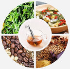 2 Pack Tea Infusers, Extra Fine Mesh Tea Strainer for Loose Tea, Stainless Steel Long Handle Tea Steeper Diffuser for Leaf Tea, Coffee, Spices, Seasonings