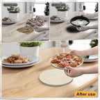 7" Trivets for Hot Dishes, 6 Pack Hot Pads for Kitchen Counter & Dining Table, Heat Resistant | Scratches | Stains Cotton Trivets for Hot Pots and Pans