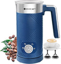 Huogary Milk Frother,4 in 1 Milk Frother and Steamer,10.14 oz /300 ml Hot and Cold Foam Maker,Milk Steamer,Milk Warmer for Coffee,Cappuccinos,Macchiato, 120V