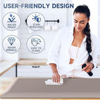 4/5 Inch Thick Kitchen Mat Anti Fatigue Mat Kitchen Rugs Kitchen Decor Non-Slip, Stain & Water Resistant, Kitchen Mats Desk Mat for Kitchen, Office, Workshop, Khaki, 17'' x 60''