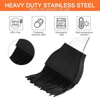 BBQ Grill Tool Set, 18 Pcs Stainless Steel Barbeque Grilling Tool Set, Includes a Spatula/Fork/Pair of Tongs etc, BBQ Tools for Backyard Outdoor Kitchen