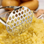 Joyoldelf Heavy Duty Stainless Steel Potato Masher with Potato Peelers, Masher Kitchen Tool & Food Masher/Potato Smasher with Silicone Handle, Perfect for Bean, Vegetable, Fruits, Avocado, Meat