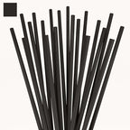 Disposable Plastic Coffee Stirrer Straw - 5 Inch Sip Stir Stick (Black, 1,000 count)