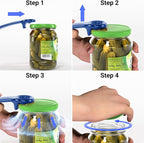 2 Pcs Readaeer Jar Opener for Weak Hand & Seniors with Arthritis (Blue)