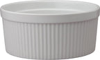 HIC Kitchen Souffle, Fine Porcelain, For Baking Souffles, Casseroles, Side Dishes, And Desserts, 64-Ounce (2-Quart) Capacity