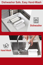 Meat Tenderizer Attachment for KitchenAid Stand Mixer, Adjustable Meat Tenderizer Machine for Beef Pork Steak, Tenderizer Tool with 3 Thickness Settings, Dishwasher Safe
