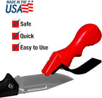 AccuSharp Compact Super Sharpener, Quick Restore & Repair General Purpose Scissors and Kitchen Knives, Easy & Safe, Made in the USA