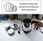 2 PCS Coffee filter Pump Tube Spring fits Farberware Stove Top Percolators