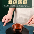 Stainless Steel Butter Warmer, Saucepan Chocolate Milk Butter Melting Pot Small Sauce Pan with Pour Spouts Cooking Pot for Hot Oil Soup Coffee Tea Warming (Pink Gold)