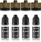 Cocktail Bubble Smoke Gun Accessories, 10 ml, Includes 4 Contains, 4 Aromatic Flavor Oils, Bland Flavor