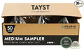 Tayst Coffee Pods, Medium Sampler Box Medium Roast, K Cups Compatible with Keurig Coffee Maker, Sustainable Single Serve, Pack of 50