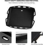 Stanbroil Cooking Griddle Insert for Weber Q100/Q1000 Series Grills, Full Size Nonstick Griddle Plate for Weber Q100 Q1200 Q120 Q1000 Grills
