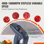 VEVOR Commercial Immersion Blender, 350W Heavy Duty Hand Mixer, 16 inch Stepless Variable Speed Mixer with Stainless Steel Blade, Multi-Purpose Portable Mixer for Soup, Sauces, Mashed Potatoes, Cream