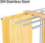 Pasta Drying Rack, Large Noodle Drying Rack with Stable Marble base, Easy to Use and Transfer for Drying Pasta and Cooking.