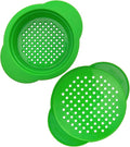 2 Pack - Can, Tuna, Colander Strainer, Food Grade Plastic, BPA-Free, Unibody Design, Dishwasher Safe, Fits Standard Size Cans